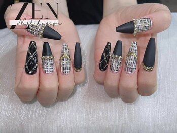 ゼン ネイル デザイン 池袋(ZEN NAIL DESIGN)/* 長 さだしやり放題×つけ放題