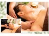【人気No.1】辛い首肩・全身疲労に◎酸素オイル全身リンパ70＋ヘッド（計80）