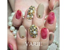 ヴァリエ(VARIE)/赤べっこうネイル