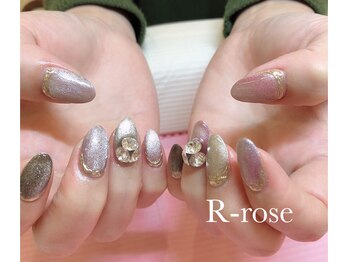アールローズ(R-rose)/マグネットミラーネイル ¥12430
