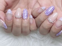 リアンネイル(lian nail)/ツイードネイル