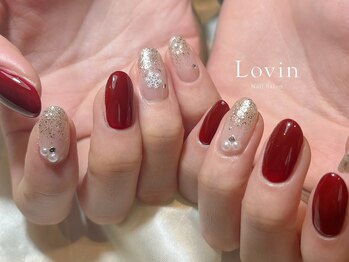 ラヴィン(Lovin)/【パラジェル】Xmas nail