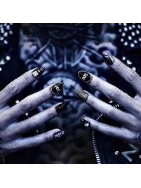 メンズネイル ロックデザイン