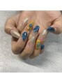 エマネイル バイ チュラ(emma nail_by chula)&nbsp;大理石/カジュアル/アート/定額デザイン/季節を感じるネイル