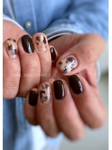 マイレ(maile)/ブラウン鼈甲ニュアンスアート