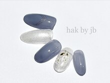 ハク ネイル バイジェービー 稲毛(hak nail byjb)/フラワーネイル　9900