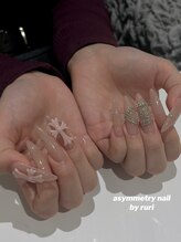ネイルアバンス 泉大津店(Nail AVANCE.)/トレンドアシメ