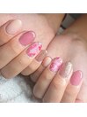 花柄ネイル