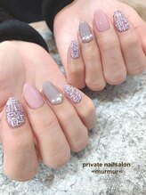 プライベート ネイルサロン マーマ(murmur)/ツイードネイル