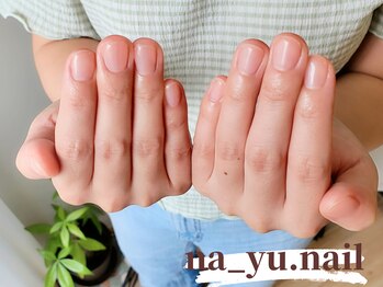 ナユネイル(na_yu.nail)/自爪風クリアネイル 20/20