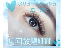 ナチュラル ビューティ クレビア(NATURAL BEAUTY CREBIA)の雰囲気（ボリュームラッシュ3D～5D、9～15迄御座います。）