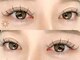 クチュール アイラッシュ(Couture Eyelash)の写真/【フラットラッシュ×アイブロウ】でトータルカワイイ目元を持続♪カラーエクステに変更でナチュラルに♪