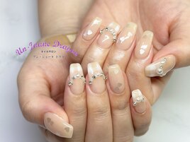 【自爪ネイル】チェックネイル