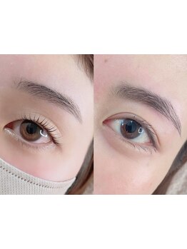 アイブロウメニューがあるサロン