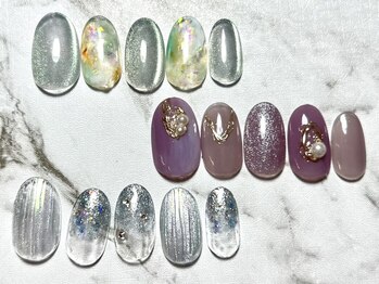 アミュレット(AMULET)の写真/[初回オフ込☆定額シンプル¥5000/トレンド¥6000]トレンドをバッチリ掴んだ高見えデザイン豊富♪色変えOK◎