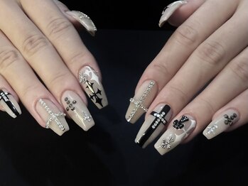 ヒーミー(HYMY)の写真/超人気！《周囲と差を見せつける》ひとクセ手書き【持ち込み/痛ネイルもOK】テンションアゲ↑ウキウキ気分