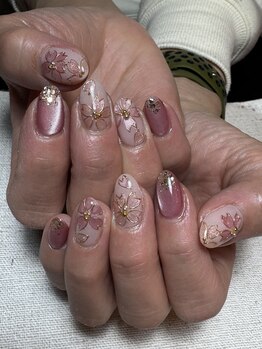 桜ネイル