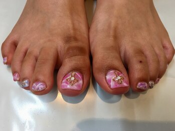 ネイルサロン ライトウェーブ 松本駅前店/Footのせ放題ネイル