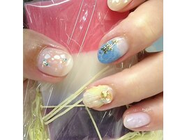 水滴　サマーネイル