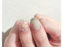 ネイル アヴァンス あべのルシアス店(Nail AVANCE.)/流行りのミントグリーン　太田
