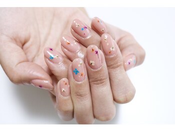 アトリエ ボヌール(atelier bonheur)/押し花ネイル