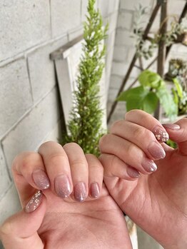 ニキ ヘアー ネイル(niki hair nail)/くすみラメグラ