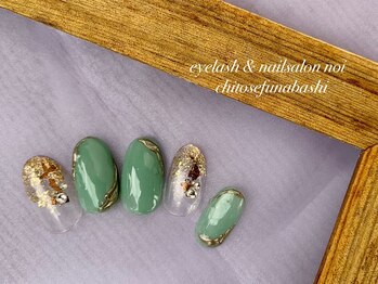 ノイ noi 千歳船橋店 ネイルサロン/2022年8月キャンペーンネイル3-4