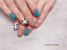 ジャスミンネイルサロン(Jasmine)/牛柄ネイル