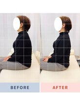 ナオル整体 三鷹院(NAORU整体)/40代女性施術事例【猫背姿勢】