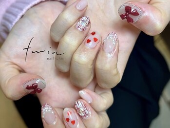 ツイン(twin.)/ツイードネイル＊