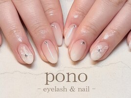 リボングラデーションネイル