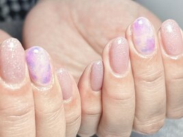 ふんわりニュアンスネイル
