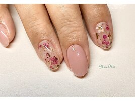 押し花ワンカラー