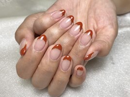 秋のフレンチネイル