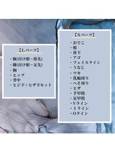 ヴィサージュ 鈴鹿サロン(Visage)/脱毛パーツ表