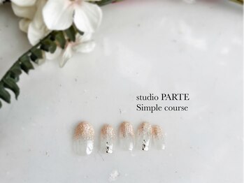 スタジオパルテ ネイルアイラッシュ(studio PARTE)/定額ハンド シンプルコース