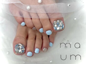 マウム(maum)/フット埋め尽くしネイル