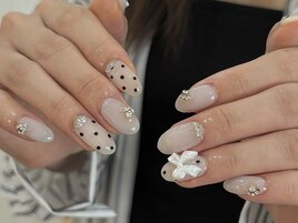 ドット×リボン