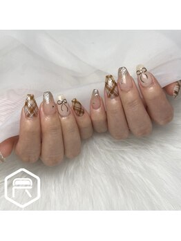 レディスペネイル ノウラ 名駅店(Redispe nail NouRa)/チェックネイル