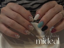 ミディール(mideal)/カラフルアシメデザイン