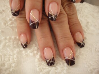 リリフリー(riri Free)/ラメラインアート　フレンチ