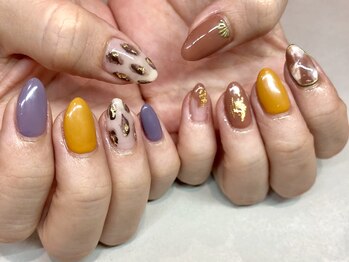 プリズム(PRISM)/ジェルネイル秋ニュアンス