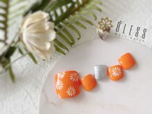 ネイルアンドアイラッシュ ブレス エスパル山形本店(BLESS)/ビタミンデイジーネイル