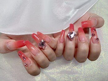 モルフォネイル(Morpho nail)/#キラキラネイル