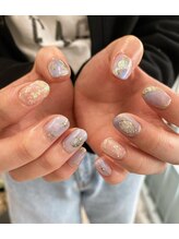 ジェイエヌ バイ ネオリーブ(J/N by neolive)/ミラーアートネイル￥8800