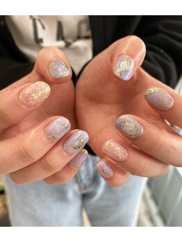 ジェイエヌ バイ ネオリーブ(J/N by neolive)/ミラーアートネイル¥8800