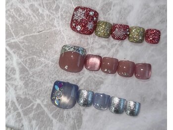 キャンアイドレッシー 熊谷店/冬フット定額デザイン￥6000