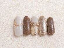 ル ネイル エディション 天神店(le nail edition)/ラメ×アートネイル