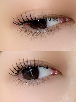 リングス(Riings)の写真/自まつ毛派に大人気★《マスカラティントパーマ》上向きまつ毛でビューラーいらず◎美容成分でダメージ軽減