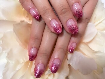 アイリッシュネイル 久屋大通店(Irish Nail)/キラキ ピンクラメ